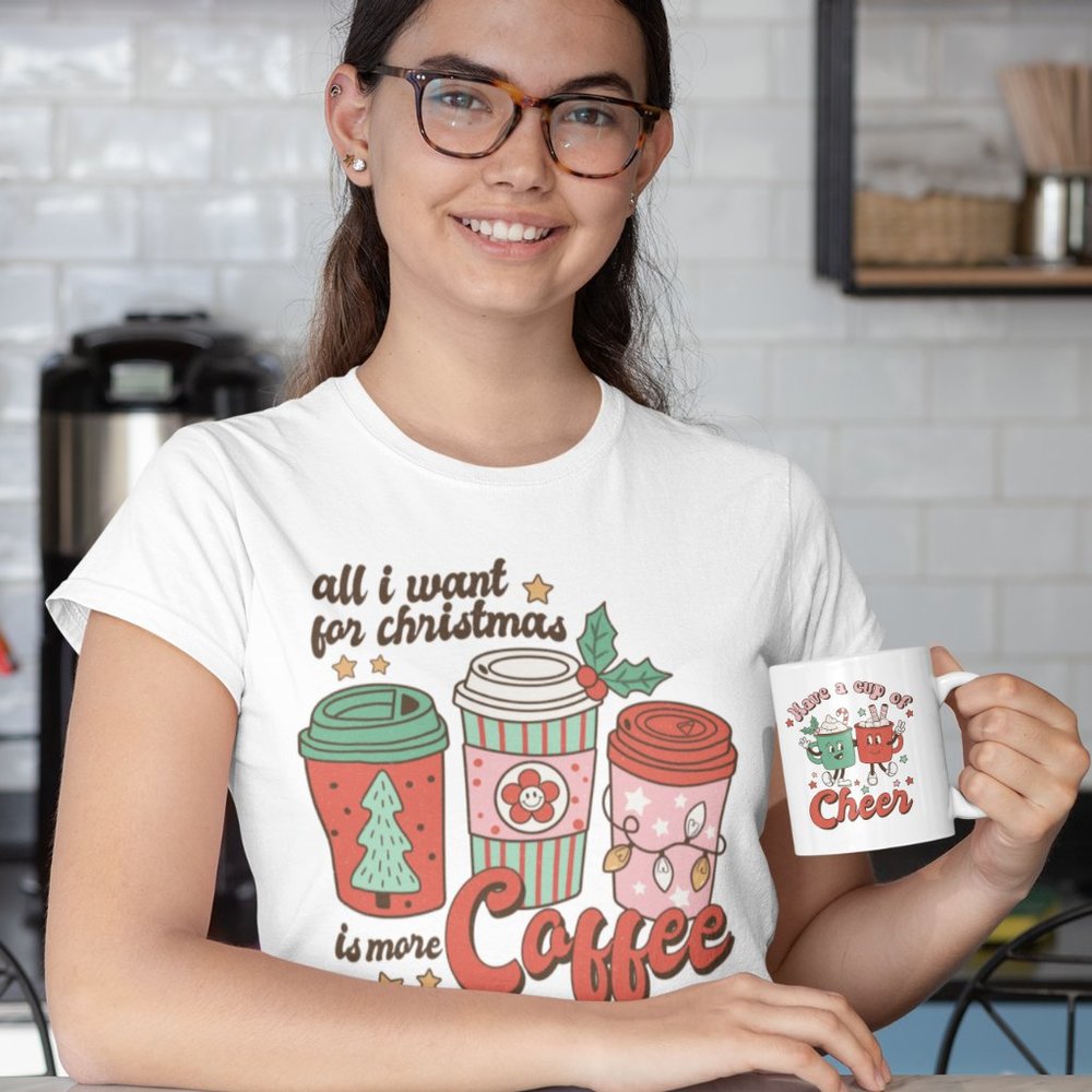 Christmas Coffee Holiday Shirt